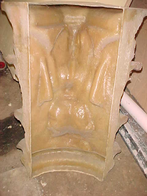Wellington Town Hall, fibreglassing