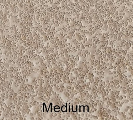 Non-skid finish: medium