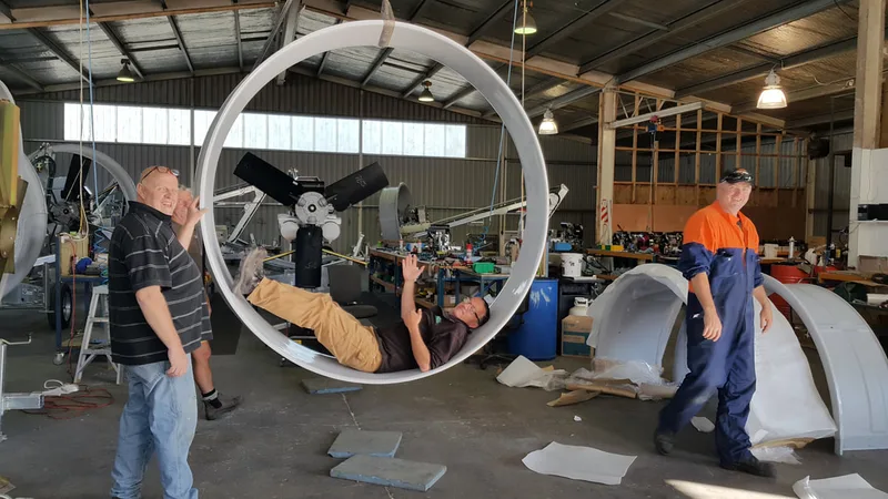 ow & Blow prototype during assembly in the FDL workshop