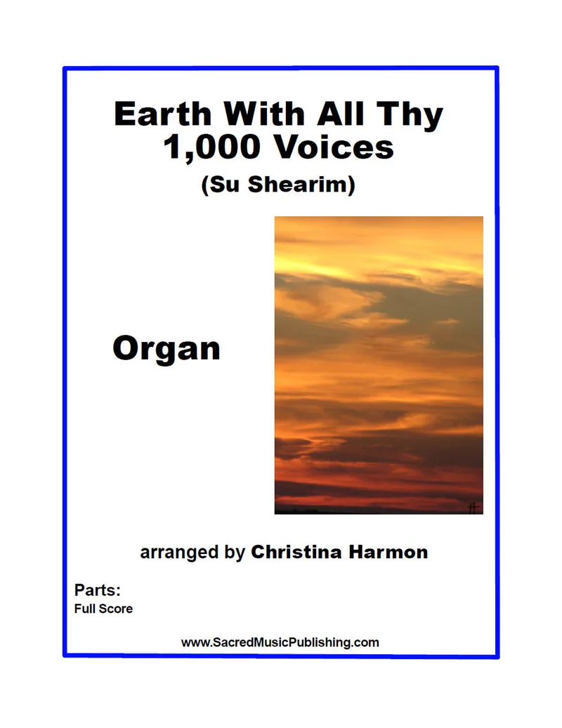 Earth With All Voices - Organ