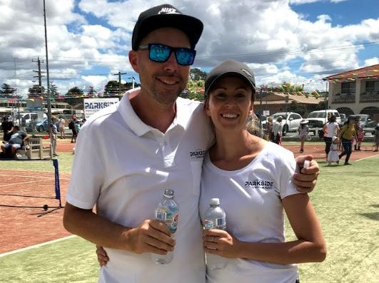 Tennis couple