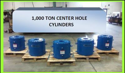 1,000 Ton Center Hole Cylinders Picture