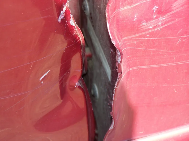 Door opening created by Pry Axe picture