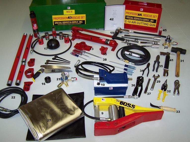 RS-5 Aircraft Rescue Set numbered picture