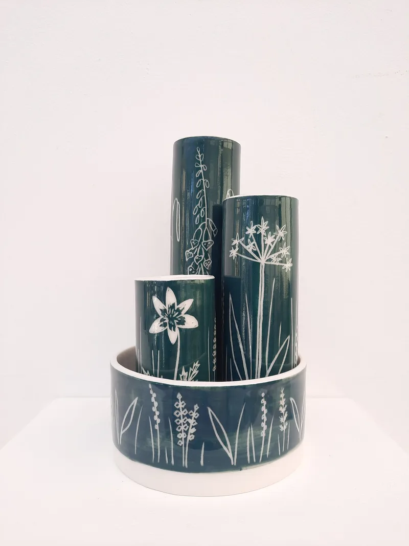 Woodland set of vessels - Charlotte Morrison