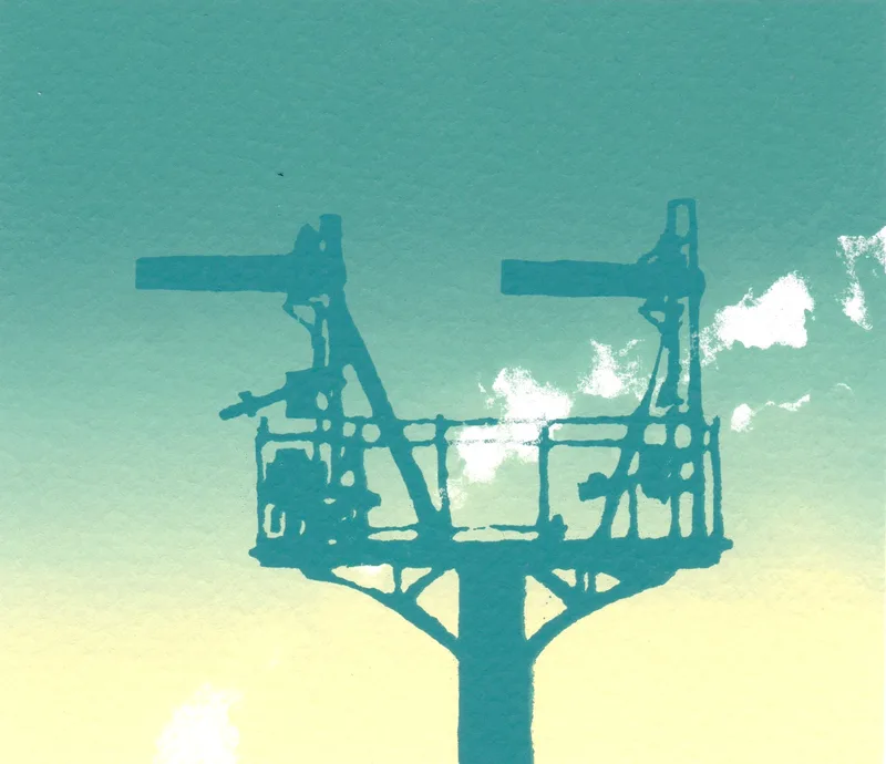 Signals - screenprint, Ian Scott Massie