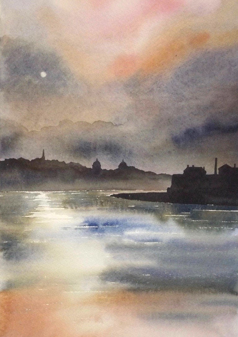Greenwich from Blackwall Reach - Ian Scott Massie