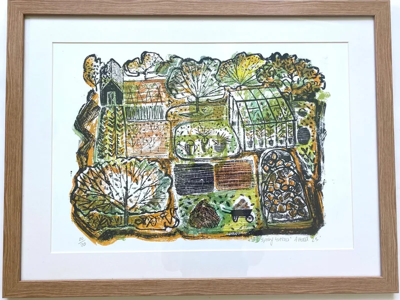 Spring Greens - Angela Hall
