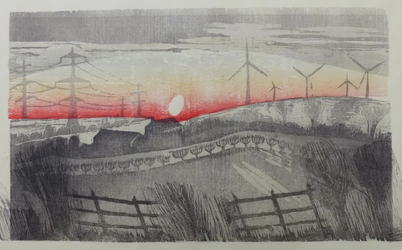 When the Sun is setting way over the Hill  by Joanna Bourne