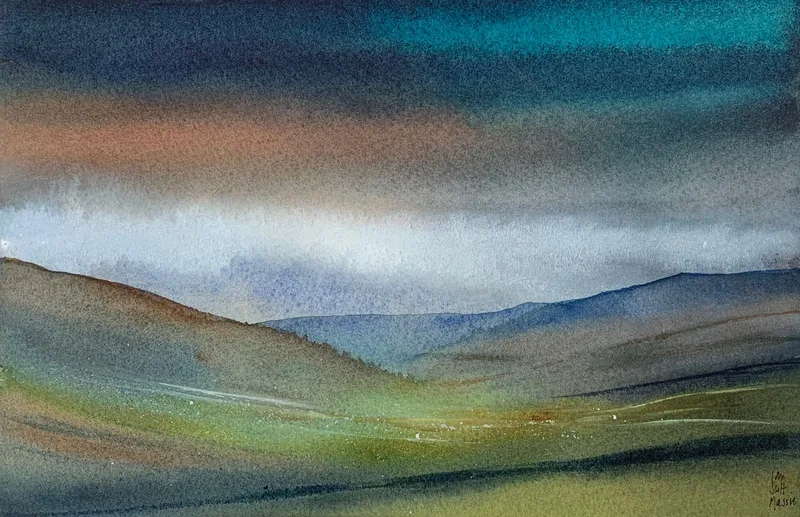 Looking Down Swaledale - Ian Scott Massie