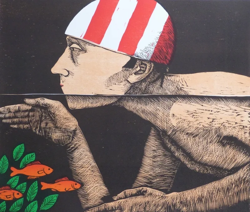 Swimmer II - Frans Wesselman