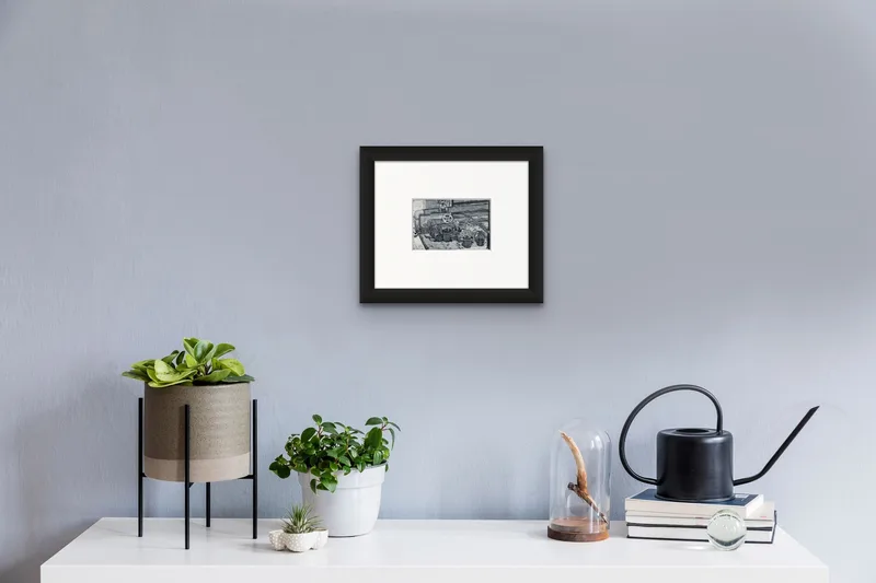 "Still Growing" Etching by Janis Goodman