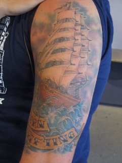 Old School Classic Anchor Tattoo by Lacey