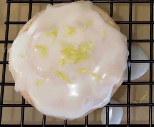 Angel Food Cupcakes Sprinkle with Lemon Zest
