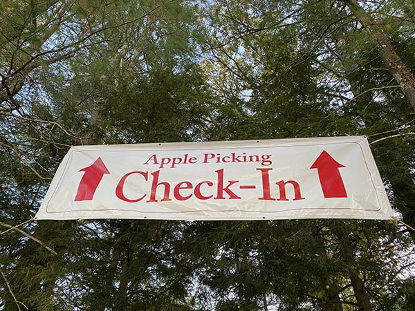 Apple Picking Massachusetts Check-In