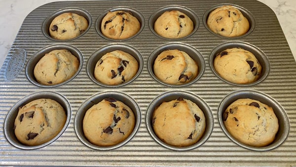Banana Chocolate Chip Muffins Large Batch Bake the Muffins