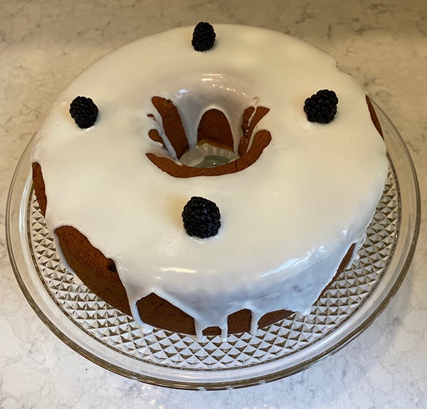 Blackberry Lemon Bundt Cake