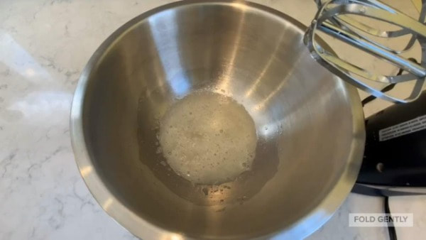 French Macarons Egg Whites Foamy