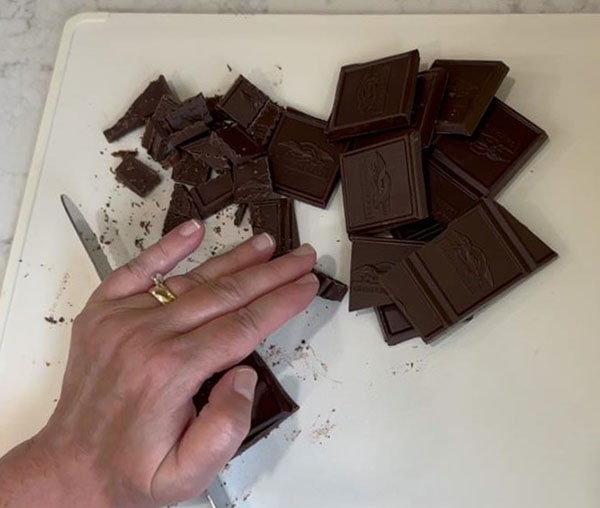 Hostess Cupcakes Recipe Chop Chocolate into Medium Chunks