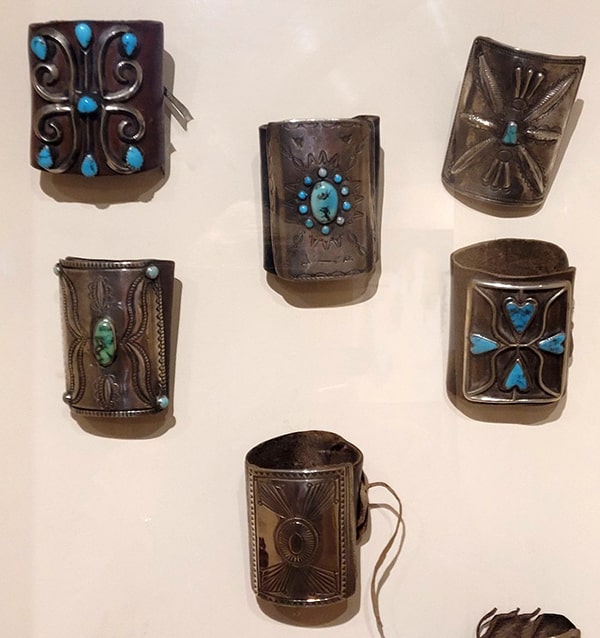 Millicent Rogers Museum Turquoise and Silver Ketoh Bracelets