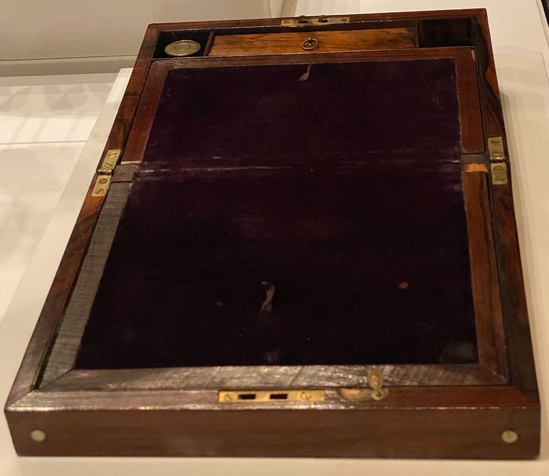 New York Public Library Treasures Charlotte Bronte's Desk
