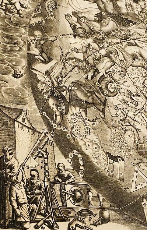 New York Public Library Treasures Harmonia Macrocosmica Close-Up View