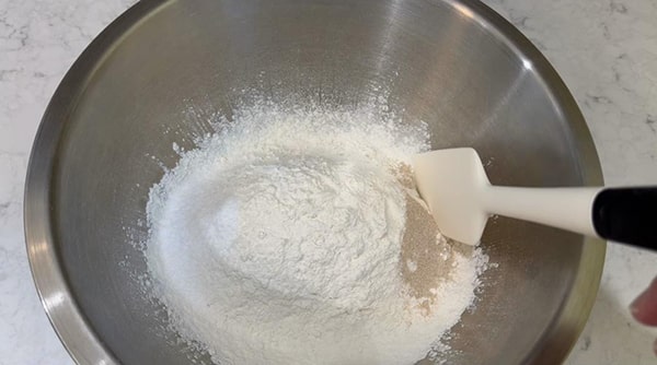 No Knead Dutch Oven Bread Stir Flour Yeast Salt