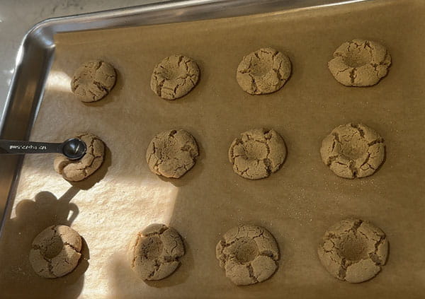 Peanut Butter Thumbprint Cookies Indent Cookies Again