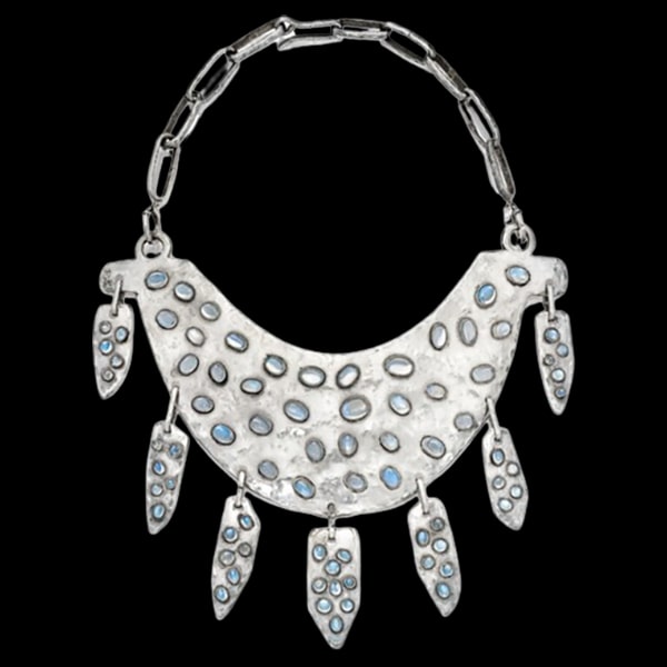 Silver and Moonstone Necklace Designed by Millicent Rogers