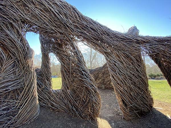 Patrick Dougherty Stickwork A Passing Fancy Side December 2020