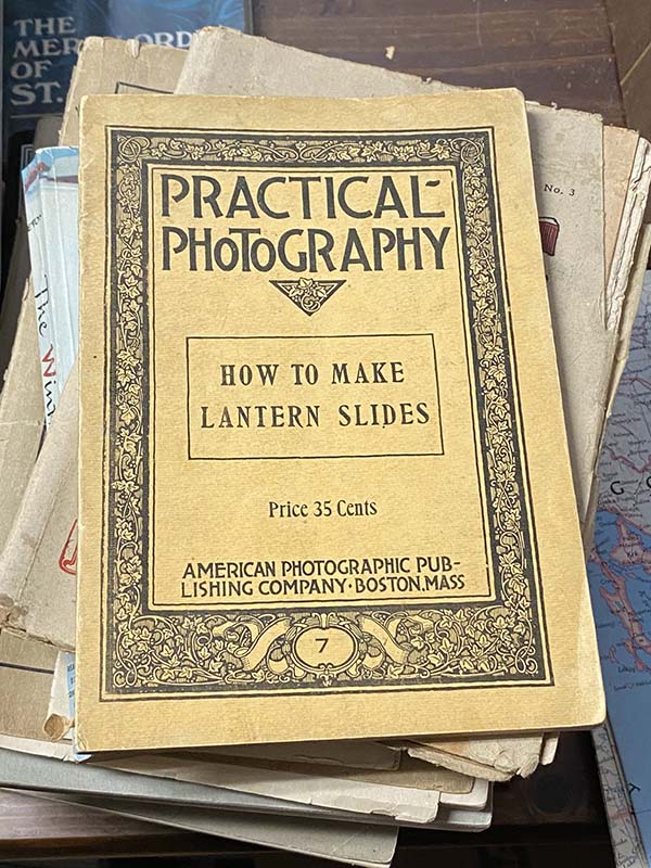 Cape Cod Bookstores Tim's Used Books Practical Photography How to Make Lantern Slides