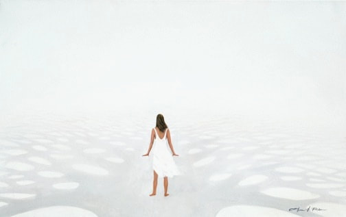 In the painting 