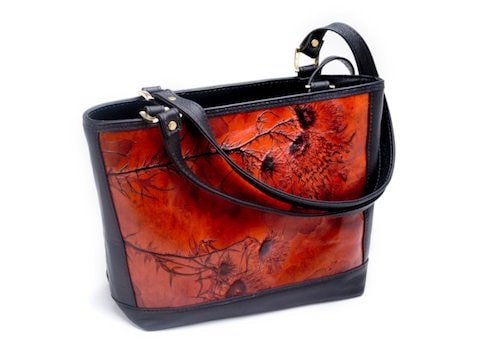 CL Whiting's Leaf Leather Classic & Updated Classic Handbags