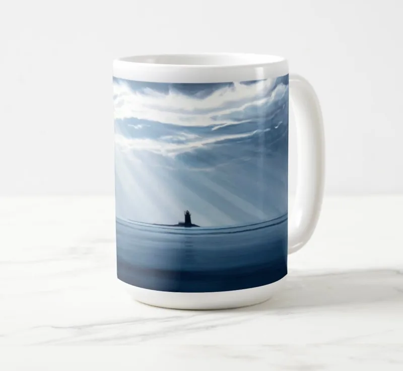 "Daybreak over Cape Henlopen" 15 oz. mug