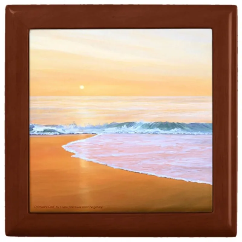 "Delaware Gold" Jewelry & Keepsake Box