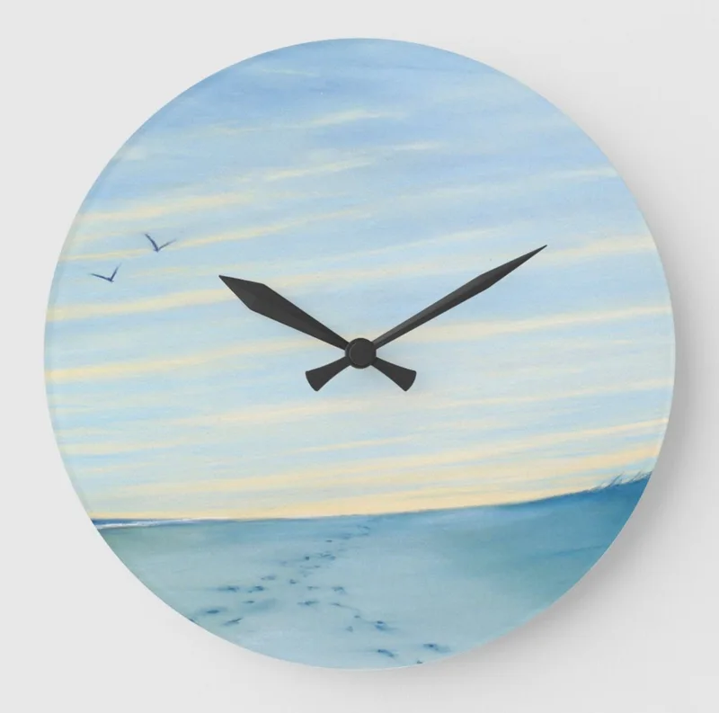 "Never Alone" wall clock