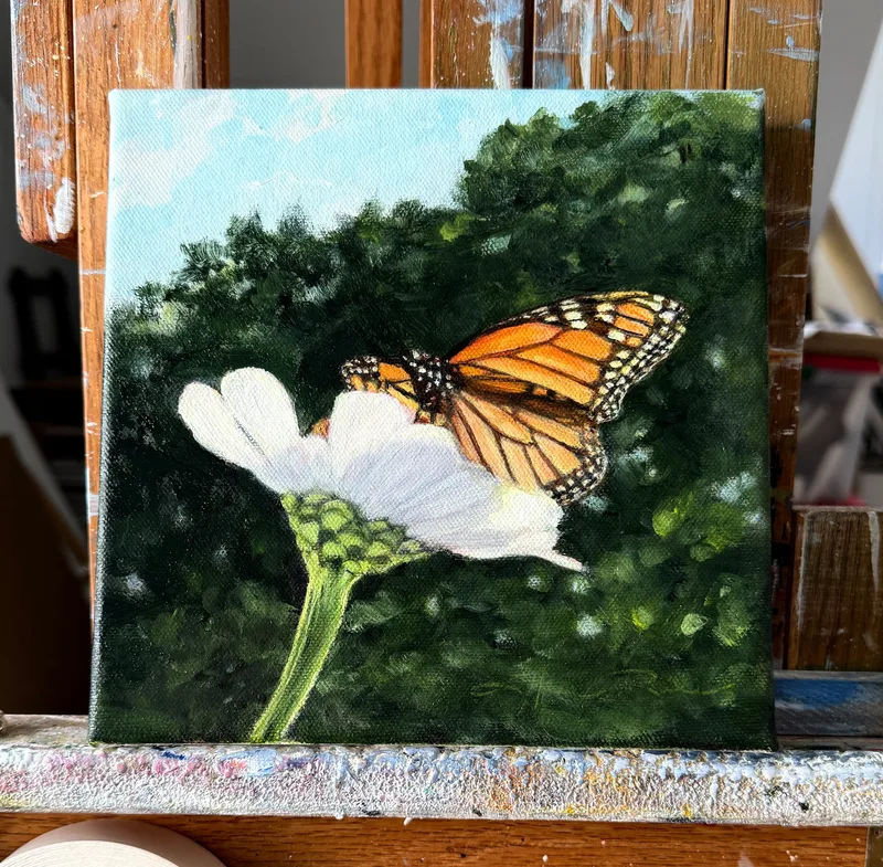 "Winged Messenger," Celebration Series painting 7/25 - AVAILABLE