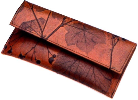 Leaf Leather French Wallet.