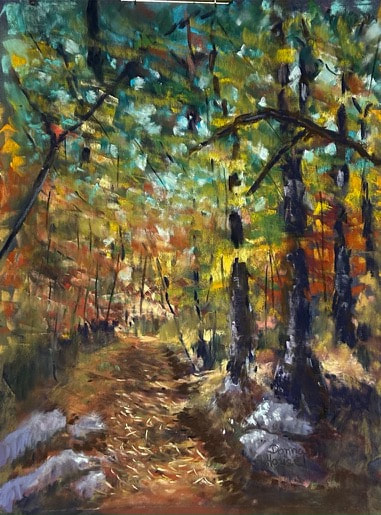 "Summer Almost Over"
Pastel, my reference
11x14 Sold