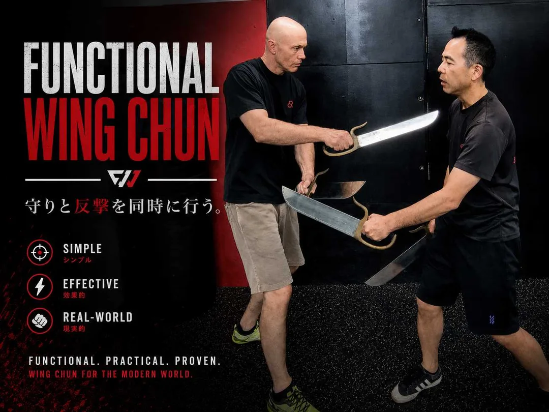 Many wing chun techniques originate from weapon techniques but FWC Functional Wing Chun is perfected for real-world self-defense