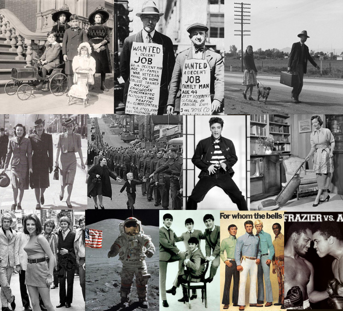 20th Century By Decades