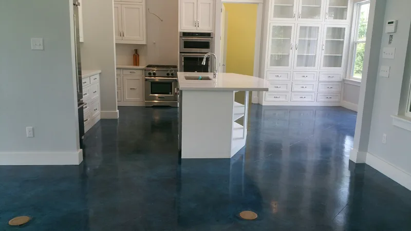 Custom Blue Slate Stained Stained