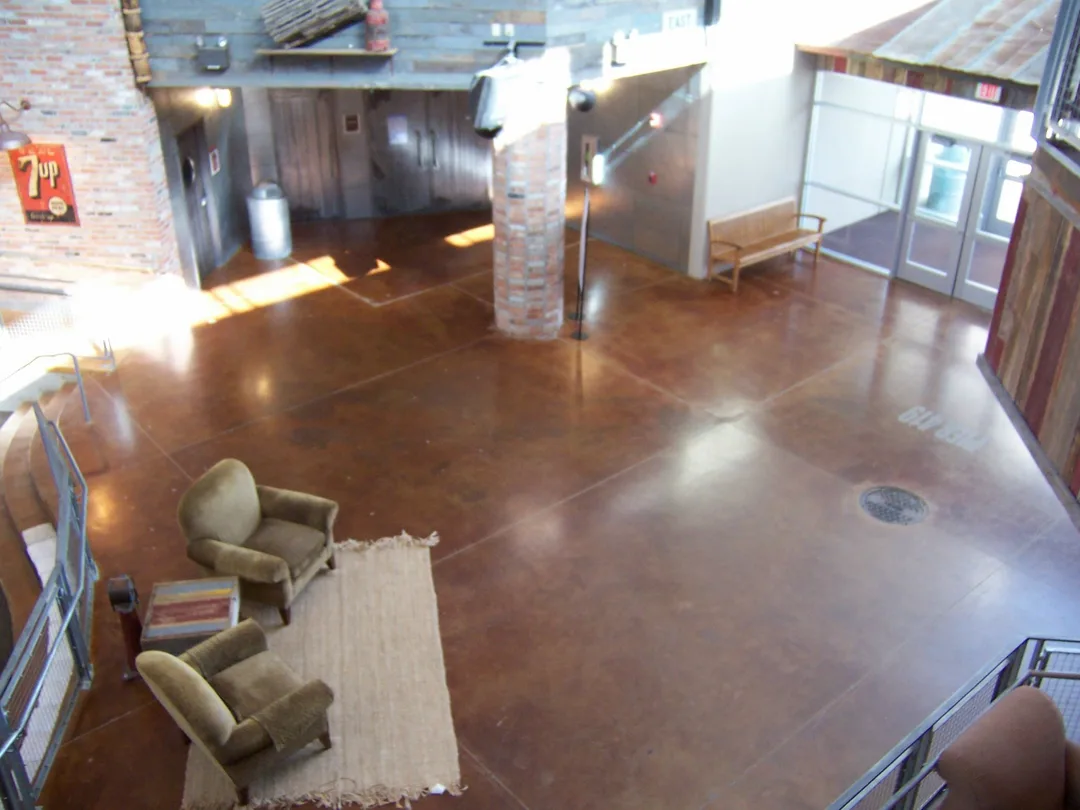 Commercial Stained Concrete Floor