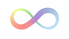 Image of an infinity sign in rainbow hues representing neurodivergent inclusivity