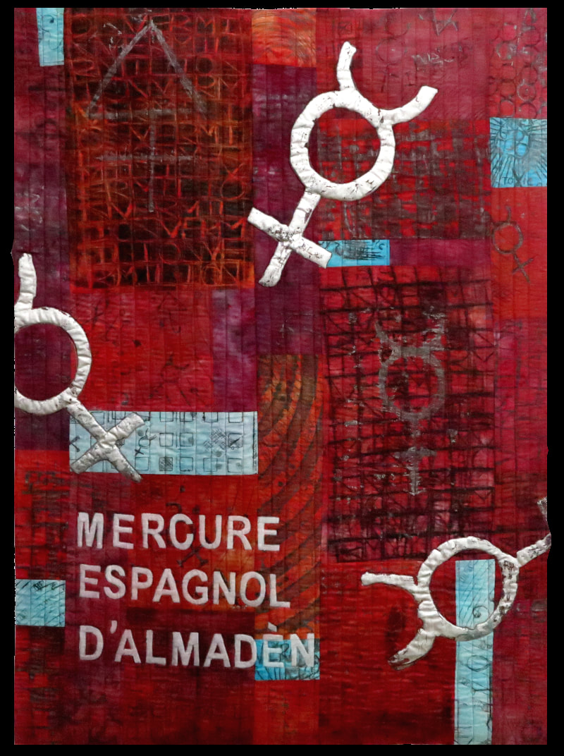 Chrysopoeia Art Quilt by Claire Passmore 