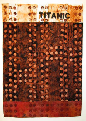 Pride of Belfast (1912) Art Quilt by Claire Passmore
