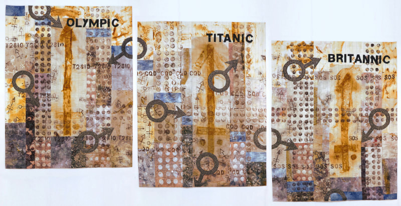 Chrysopoeia Art Quilt by Claire Passmore 