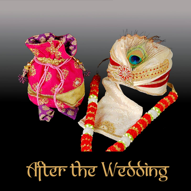 Groom's Turban and Bride's Potli bag