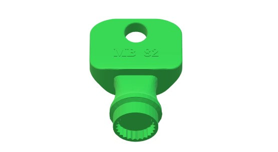plastic roof bar keys