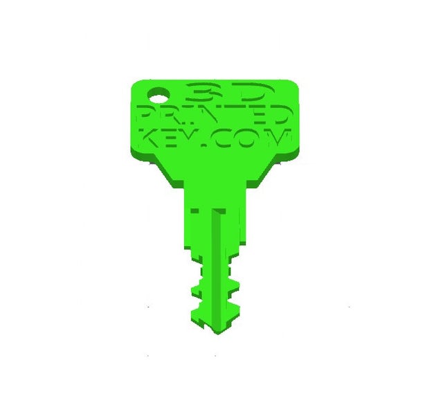 WD001 - WD200 caravan Key STL files